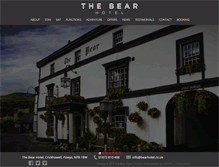 Tablet Screenshot of bearhotel.co.uk